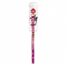 22850 - COLEIRA P/CACHORRO STRASS N 4 ROSA 43CM