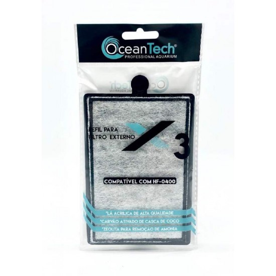 REFIL FILTRO EXT.HF-400 OCEAN TEC