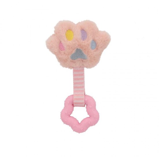 PELUCIA PATINHA ROSA C/TPR 25CM-PETMART