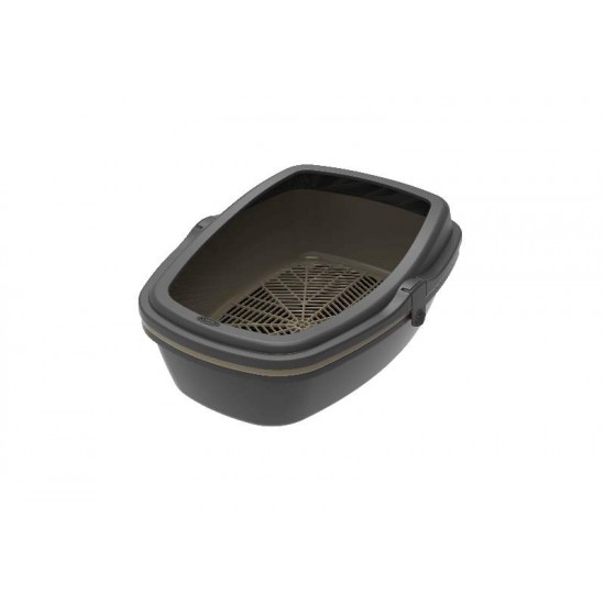 FURBA P/GATOS PLAST PET-MEDIO-PRETO