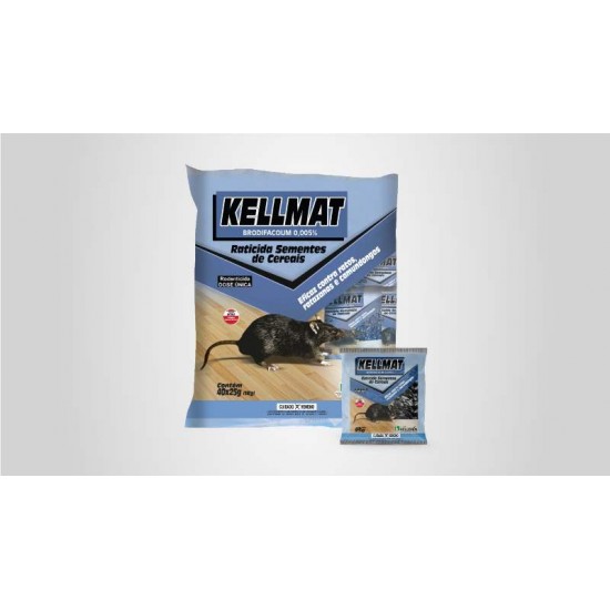 RATICIDA GIRASSOL 40X25GR KELLMAT - R-46