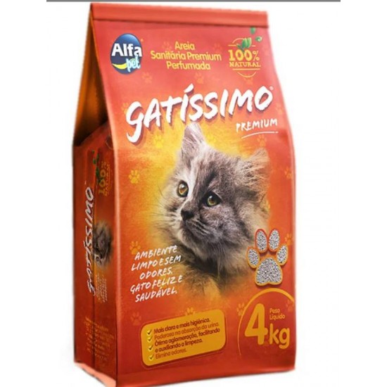 AREIA P/GATOS GATISSIMO 5 X 4 KG