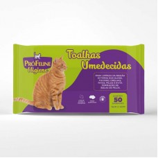 23636 - TOALHAS UMEDECIDAS GATOS 50UN-PROFELINE