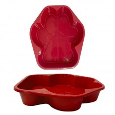 23492 - BANDEJA PLASTICA LUXO PATA-VERMELHO