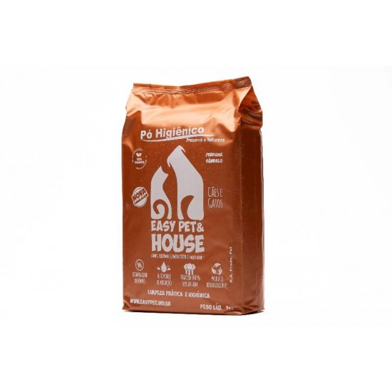 PO HIGIENICO EASY PET 1KG SANDALO