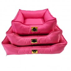 24068 - CAMA QUADRADA COLOR 3 PECAS-ROSA