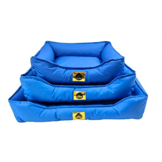 CAMA RETANGULAR IMPERMIAVEL 3 PECAS-AZUL