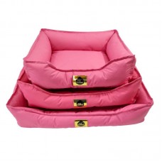 24061 - CAMA RETANGULAR IMPERMIAVEL 3 PECAS-ROSA