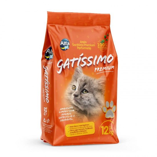 AREIA P/GATOS GATISSIMO 12 KG