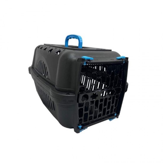 CAIXA TRANSP. DURAPETS N 2-BLACK/AZUL