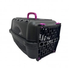 24060 - CAIXA TRANSP. DURAPETS N 3-BLACK/LILAS