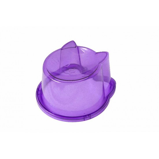 COMEDOURO ERGOMETRICO P/GATOS LILAS