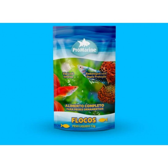 PRO MARINE FLOCOS ZIP PET FISH 30 X 12G