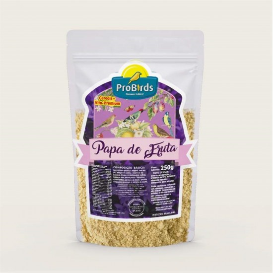 PAPA DE FRUTAS C/10UN X 250G-PROBIRDS