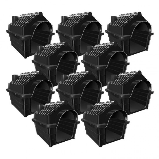 CASA PLAST.MEC N 1 FILHOTE C/10UN-BLACK