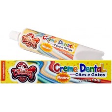 0595 - CREME DENTAL NEUTRO 90 GR - CAT DOG