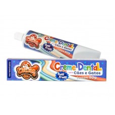 0596 - CREME DENTAL TUTTI-FRUTTI 90 GR -CAT DOG