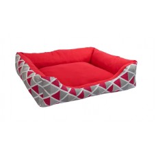 24357 - CAMA STANDARD GEOMETRICA (G) VERMELHO