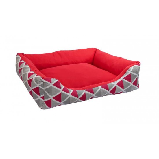 CAMA STANDARD GEOMETRICA (G) VERMELHO