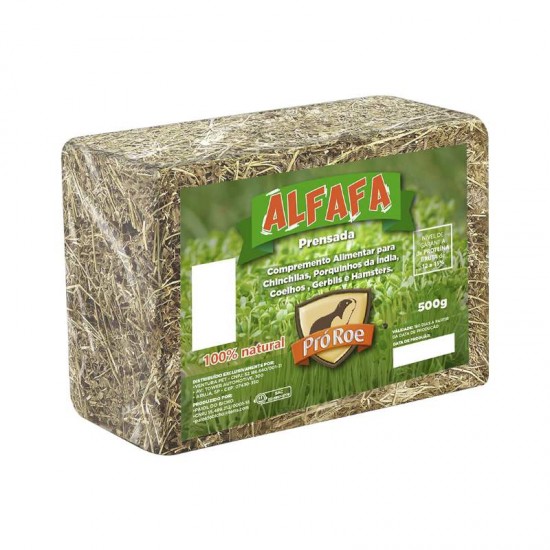 ALFAFA PRENSADA 500 GR-PRO ROE