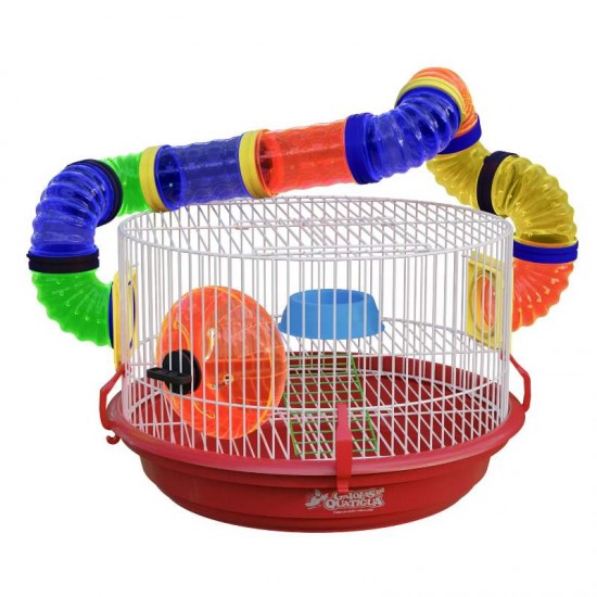 GAIOLA HAMSTER ARENA REDONDA-VERM-B-06