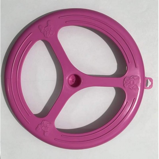 BRINQUEDO MORDEDOR FRISBEE-ROSA