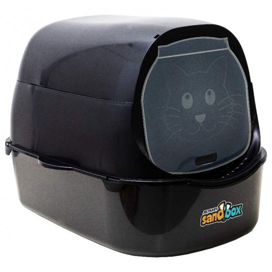 BANHEIRO P/GATO SANDBOX-BLACK