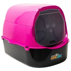 24163 - BANHEIRO P/GATO SANDBOX-ROSA