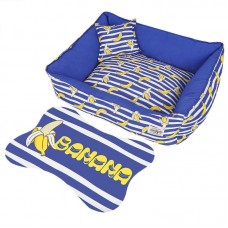 24737 - CAMA BANANA AZUL C/ZIPER+J.AMERICANO