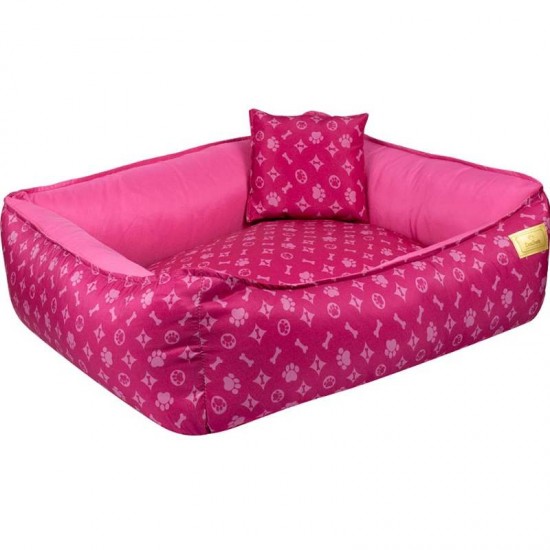 CAMA PATA CHARME C/ZIPER MEDIO-ROSA