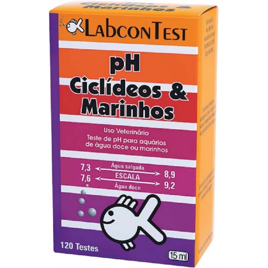 ALCON LABCON TEST PH CICLID/MARINH.15ML*