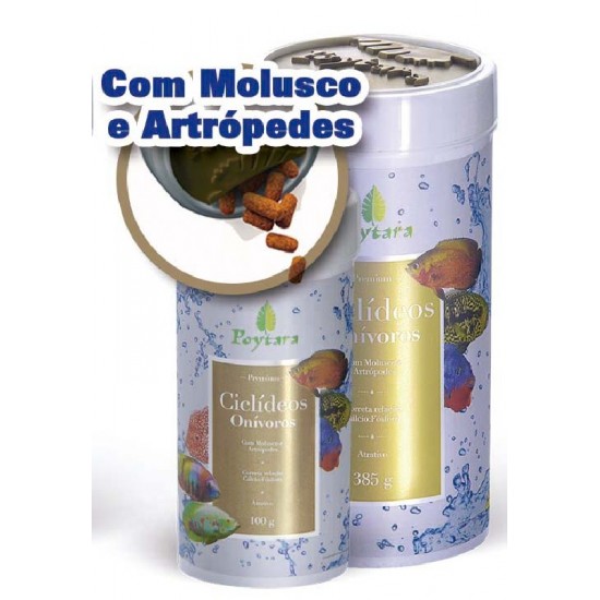 POYTARA CICLIDEOS ONIVOROS MEDIO 100G