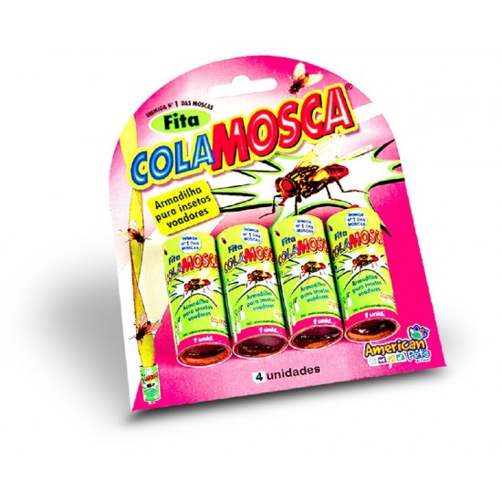 COLA MOSCA C/4 UNID. R-08 - AM. PETS