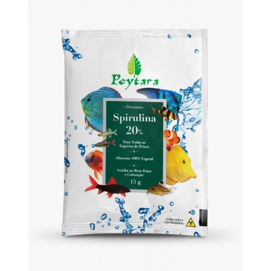 POYTARA SPIRULINA 20% SACHE 30X15G DP