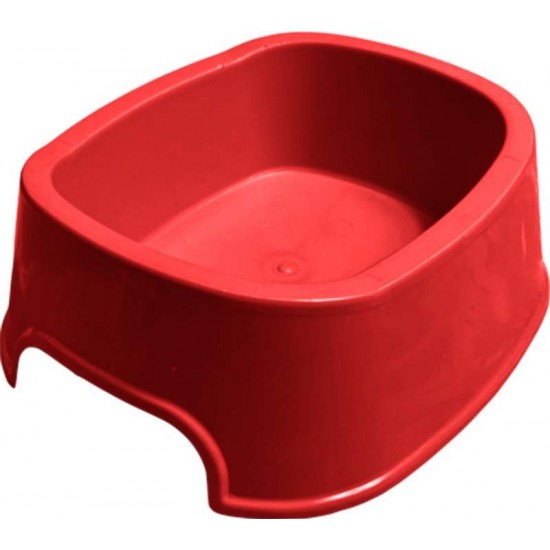 COMED.PLASTICO SQUARE VERMELHO 1000ML