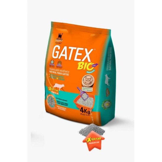 AREIA GATEX 5X4KG EXTRA FINA - BENTONITA