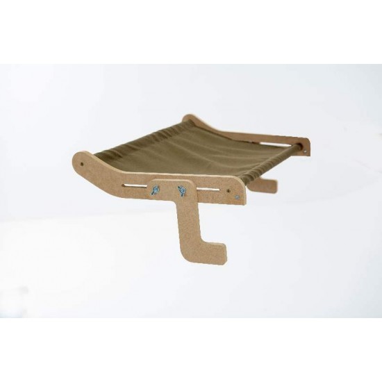 CAMA DE JANELA AJUSTAVEL ATE 10KG-MARROM