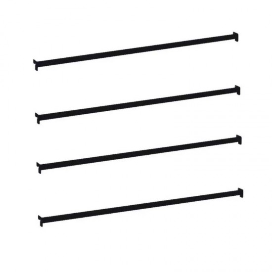 KIT PORTA GANCHEIRA C/TUBO 90CM C/5UN-PT