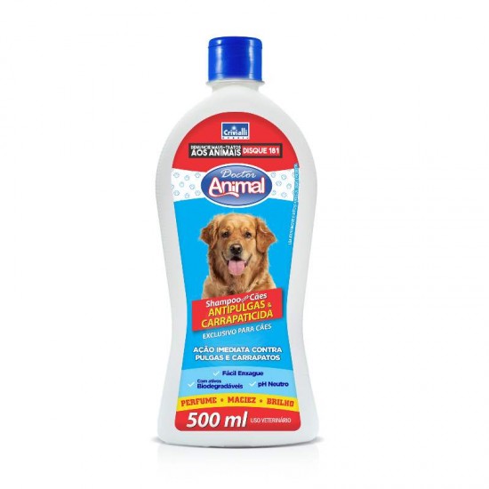 SHAMPOO DOCTOR ANTIPULGAS 500ML C/6UN