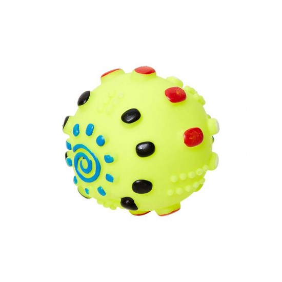BOLA VINIL AMARELA 7CM - HOME PET