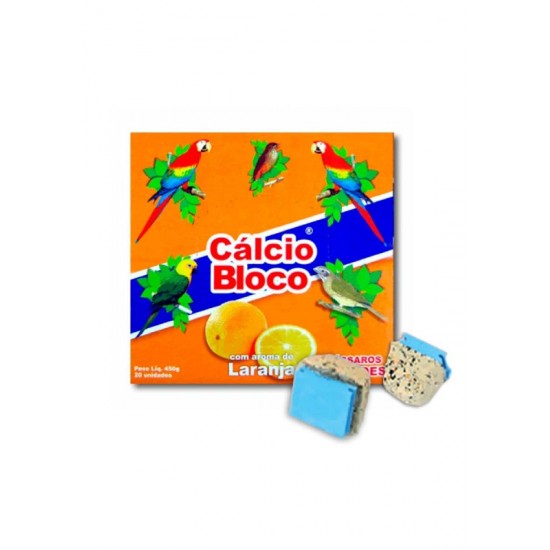 CALCIO BLOCO LARANJA PEQUENO - SALOBRA