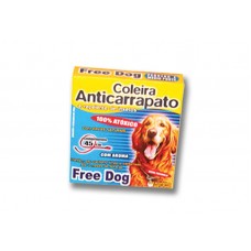 0201 - COLEIRA FREE DOG CARRAPATO CAES ADULTOS