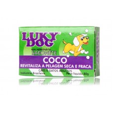 0490 - SABONETE LUCKY DOG COCO 80 GR.