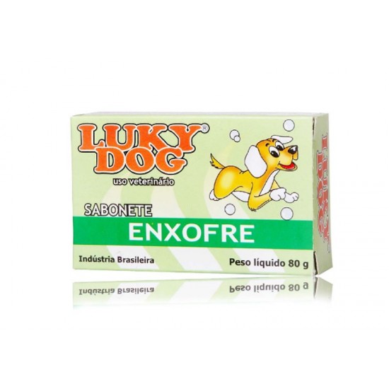 SABONETE LUCKY DOG ENXOFRE 80 GR.