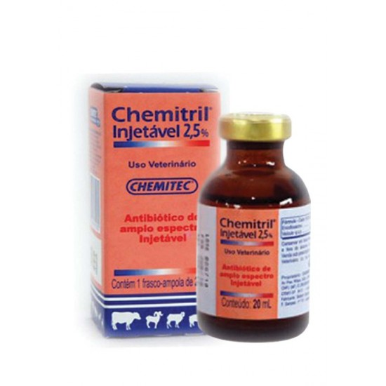 CHEMITRIL INJETAVEL 2,5%  20ML