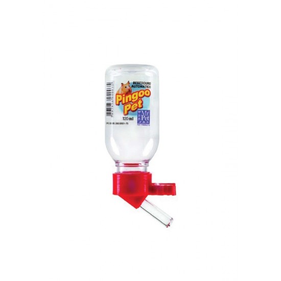 BEB. HAMSTER PINGOO PET 120ML BICO VIDRO