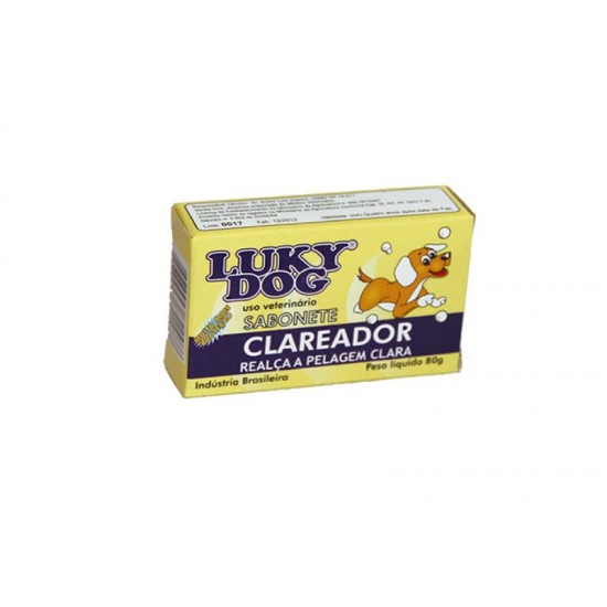 SABONETE LUKI DOG CLAREADOR 80GR